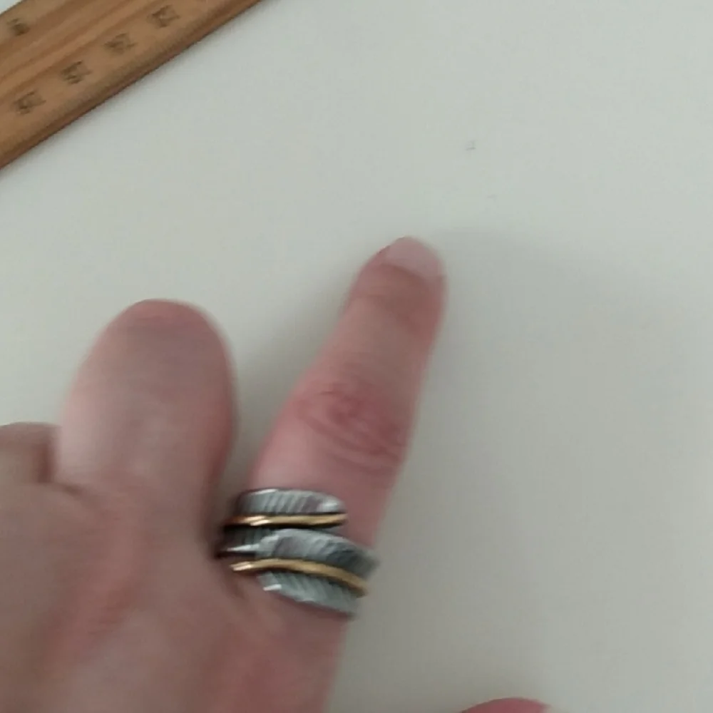 Silver Leaf Design Ring